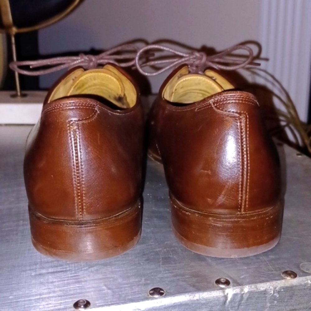 E. VOGEL Custom Brown Genuine Leather Dress Shoes, 14 - Picture 5 of 11